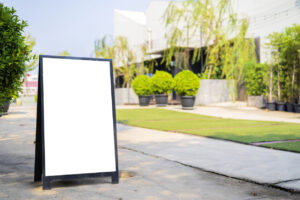 pavement sign